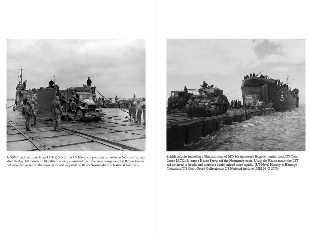 Sample pages from the book "D-Day landing craft"